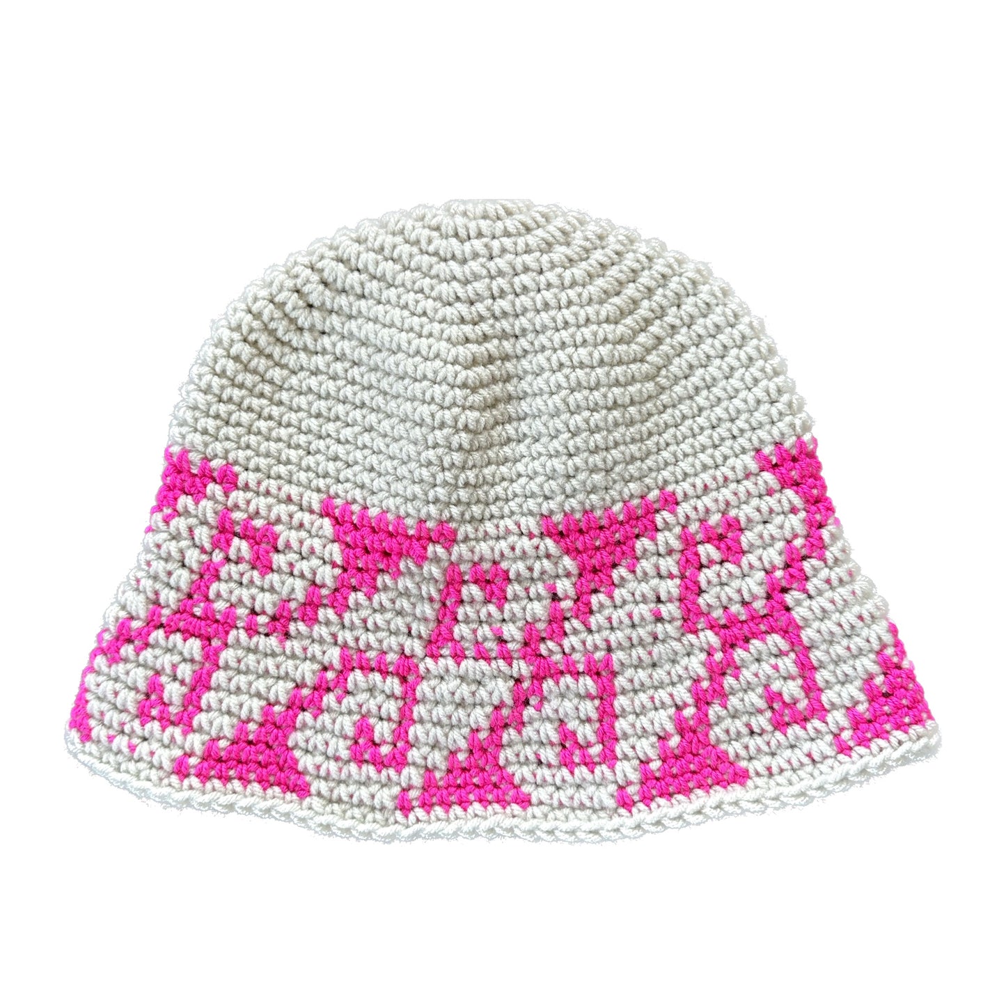 CUSTOM 1OFF CROCHET *STUSSY* BUCKET