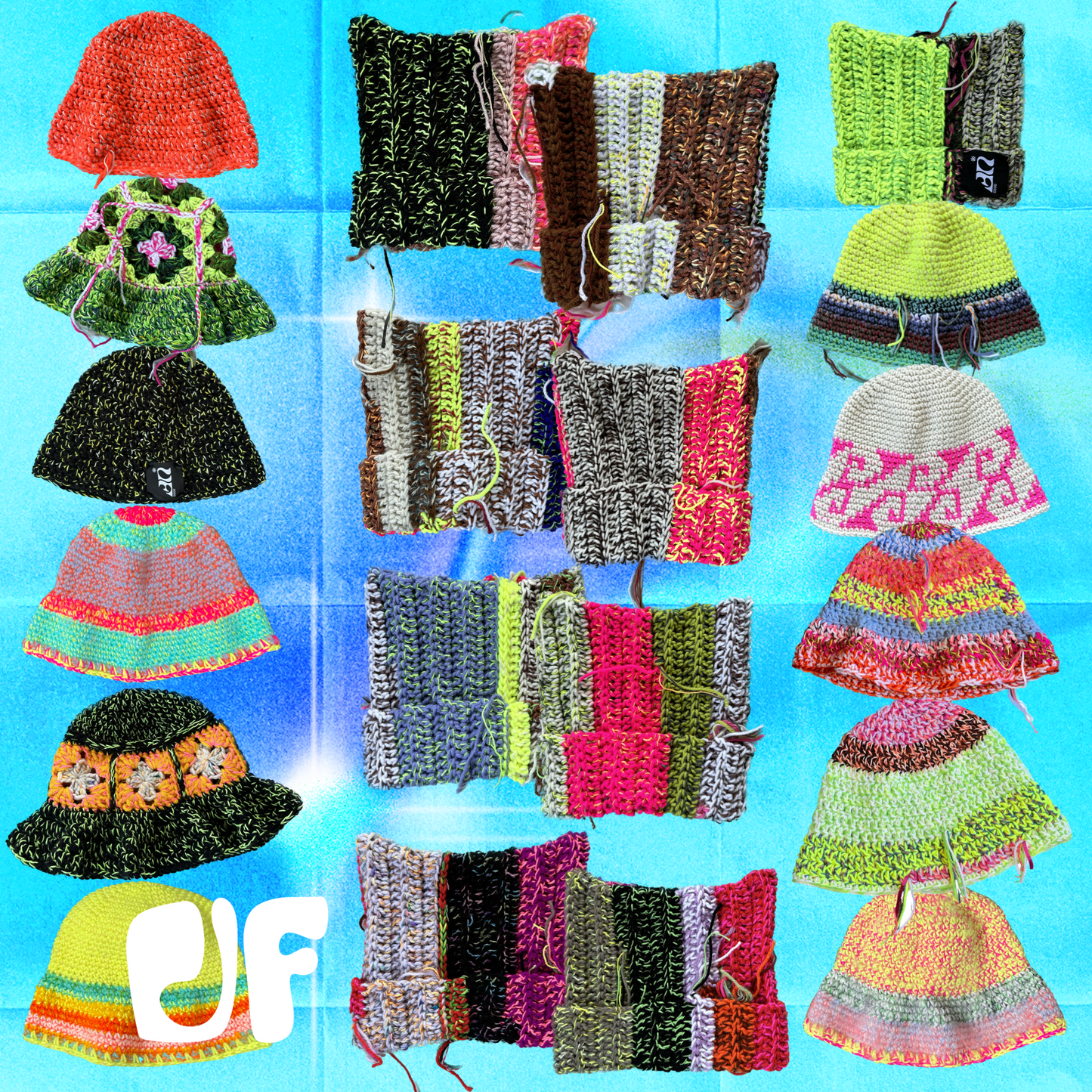 1OFF CROCHET BUCKET