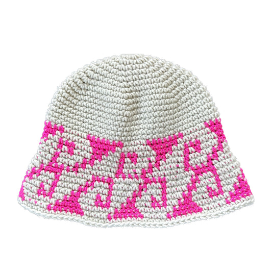 CUSTOM 1OFF CROCHET *STUSSY* BUCKET