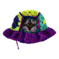 CUSTOM 1OFF CROCHET GRANNY SQUARE BUCKET
