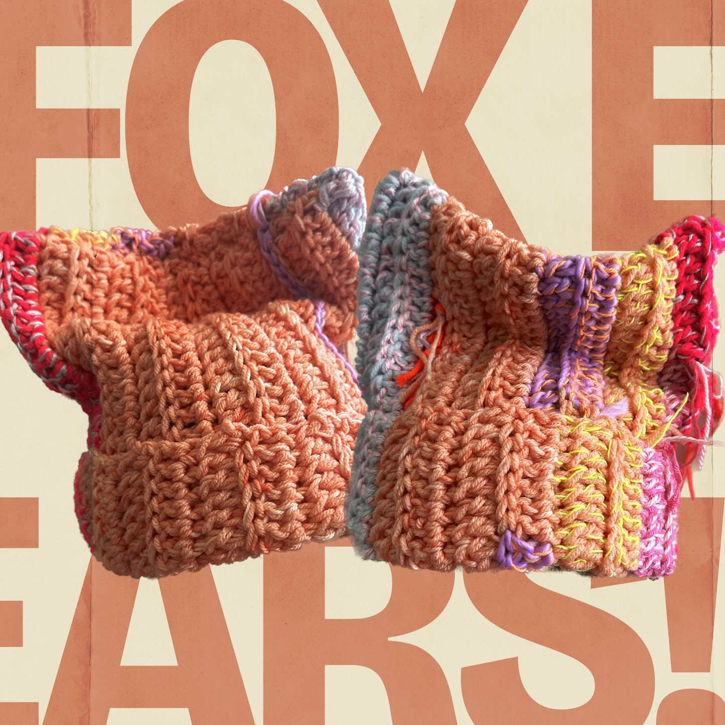 1OFF FOX EAR - PEACH