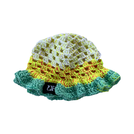 1OFF hand crochet bucket 16